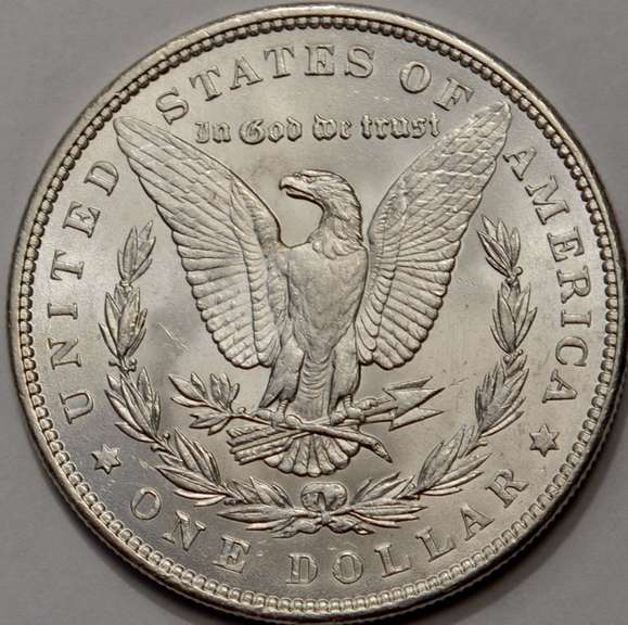 1890 Morgan Silver Dollar BU