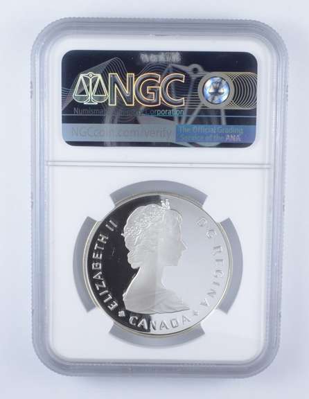 PF70 UCAM 1985 Canada $1 Silver - National Parks Centennial Graded NGC
