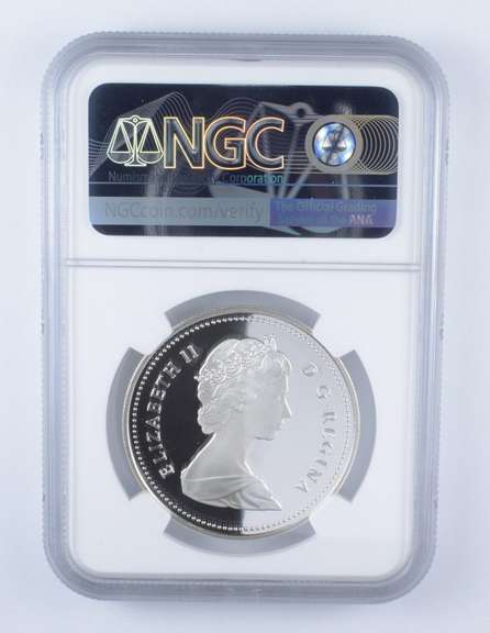 PF70 UCAM 1986 Canada $1 Silver - Vancouver Centennial - Graded NGC