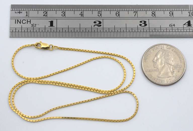 Popular Mirror Box Link Necklace