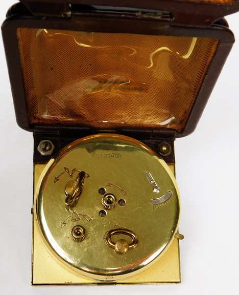 Vintage Sheffield W. Germany 8 Day Travel Alarm Clock