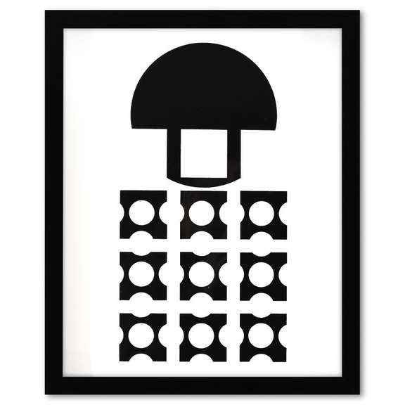 Mimas et Canopus (Diptych) by Vasarely (1908-1997)