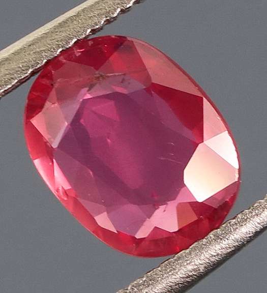 Rare UNTREATED .83ct reddish pink Ruby!
