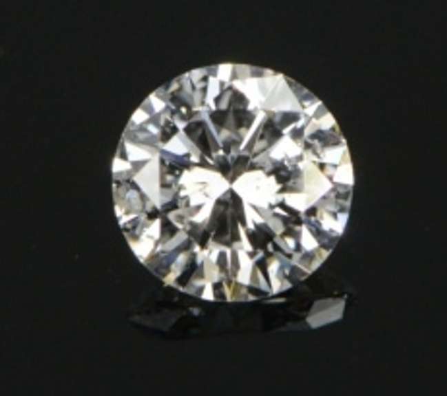 GIA 0.52 Ct Round Brilliant Cut D Color I1 Clarity Diamond