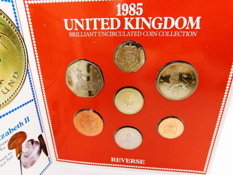3 United Kingdom Uncirculated Coin Sets, Sealed