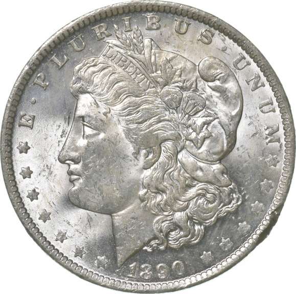 1890-O Morgan Silver Dollar
