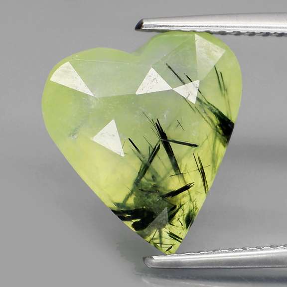 Collectors 6.39ct rutilated Prehnite