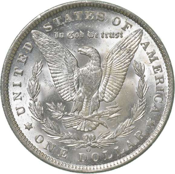 1890-O Morgan Silver Dollar