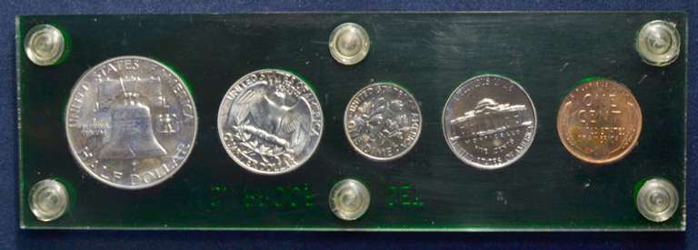 1954 Proof Set With Re-Engraved Nickel FS-401