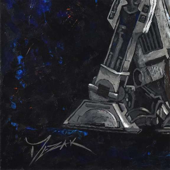 R2D2 and BB8 by Mezak Original