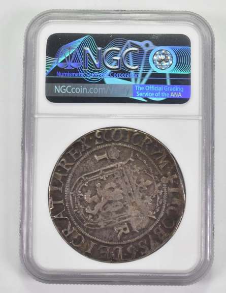 VF30 (1578) Scotland Ryal James VI Ryal 1570 C/S AU Strng (30.57g) NGC