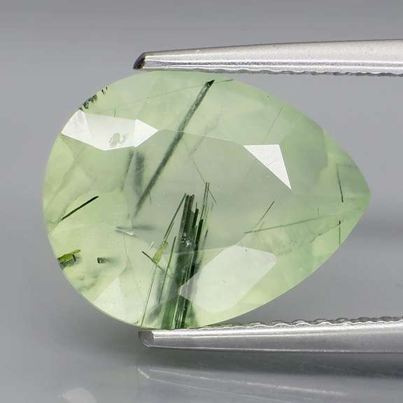 Superb 4.14ct rutilated Prehnite