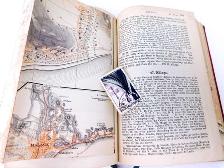 1913 Baedecker's Spain & Portugal Travel Guide