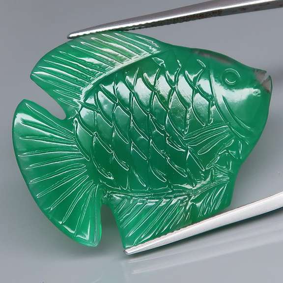 Gorgeous 23.39ct Chalcedony carving