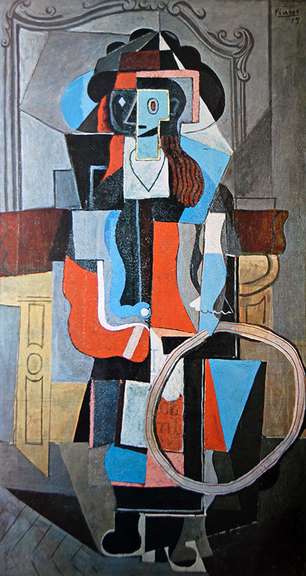 Pablo Picasso, Little Girl With A Hoop