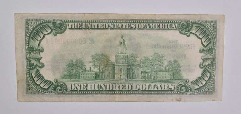 1929 $100 Richmond, VA United States National Currency Note