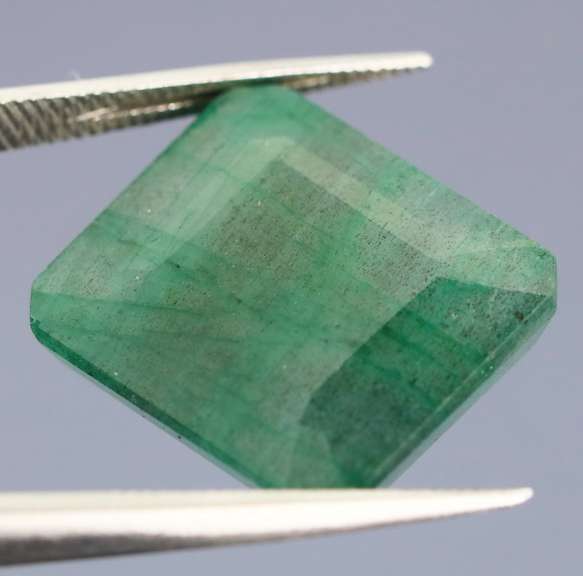 Rich forest green 12.37ct Zambian Emerald