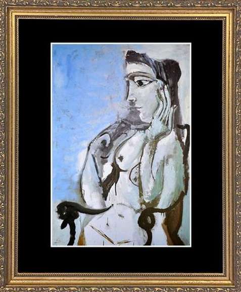 Pablo Picasso, The Nude Woman In An Armchair