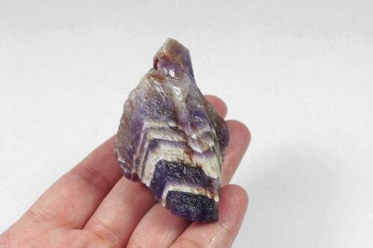 Uncut untreated 230ct Chevron Amethyst