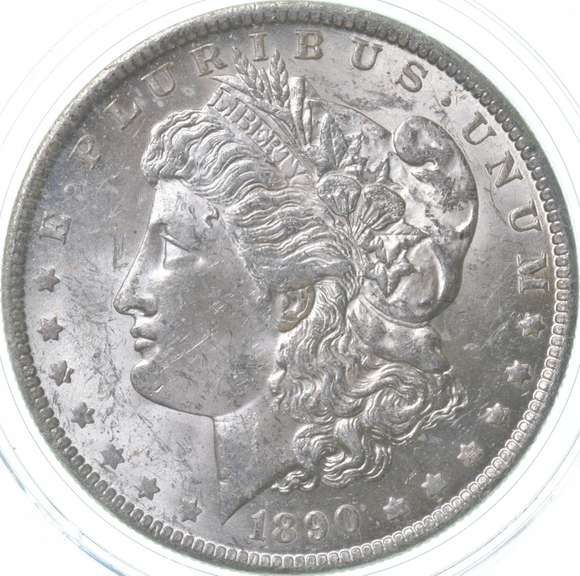 1890-O Morgan Silver Dollar
