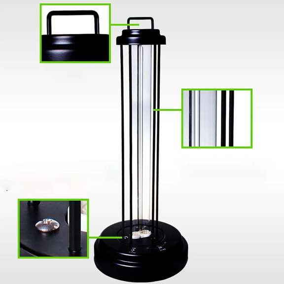 60W UV Sterilizer Lamp Removable Disinfection Lamp