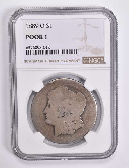 POOR 1 1889-O Morgan Silver Dollar NGC Lowball Low Ball