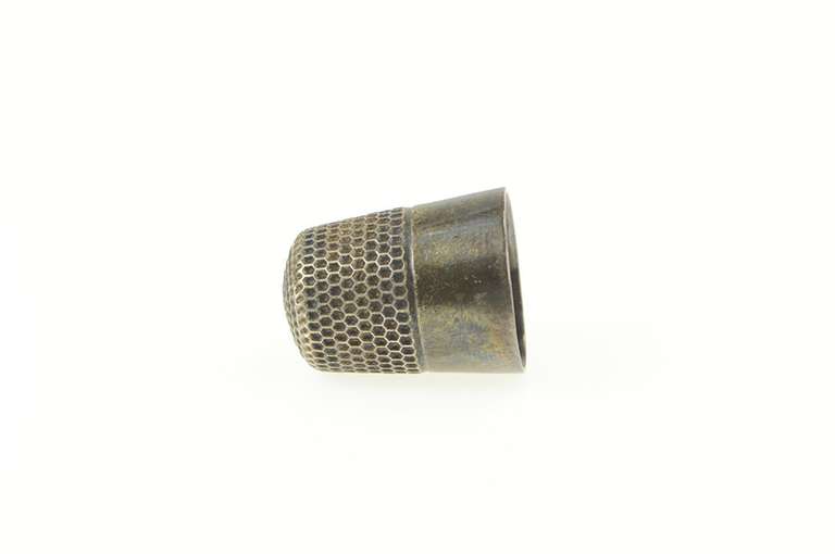 Sterling Silver Art Deco Classic Simple Thimble Sewing Tool