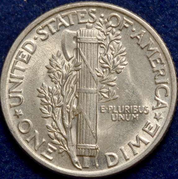 1941 Mercury Dime BU