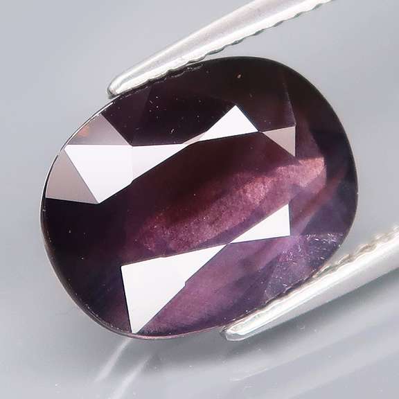 Substantial 4.89ct unheated violet Sapphire