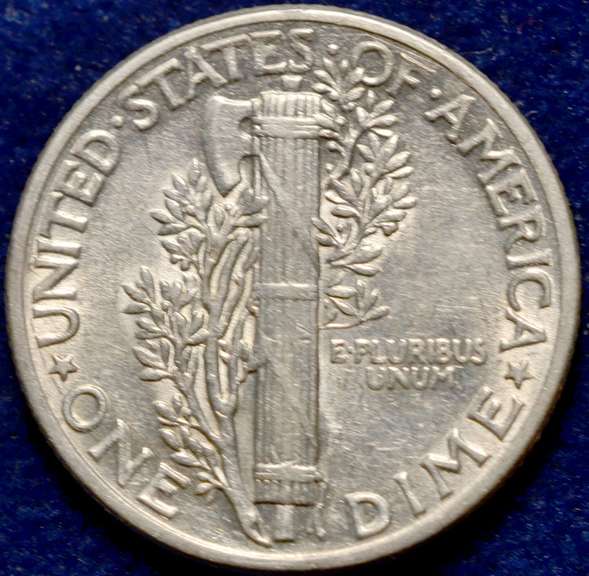 1944 Mercury Dime BU