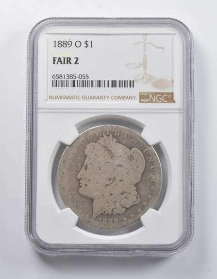 FAIR 2 1889-O Morgan Silver Dollar NGC