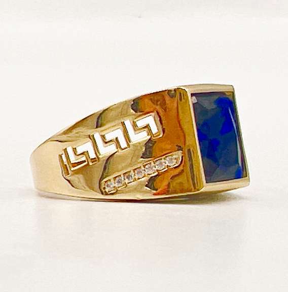 14kt Solid Yellow Gold & Gemstone Ring