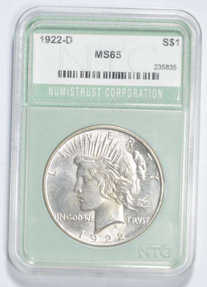 1922-D Peace Silver Dollar