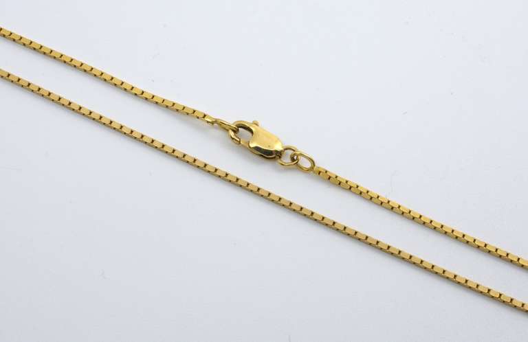 Popular Mirror Box Link Necklace