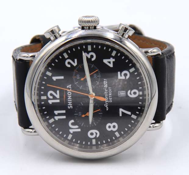Shinola Argonite 5021 The Runwell Chronograph 41mm Quartz Watch
