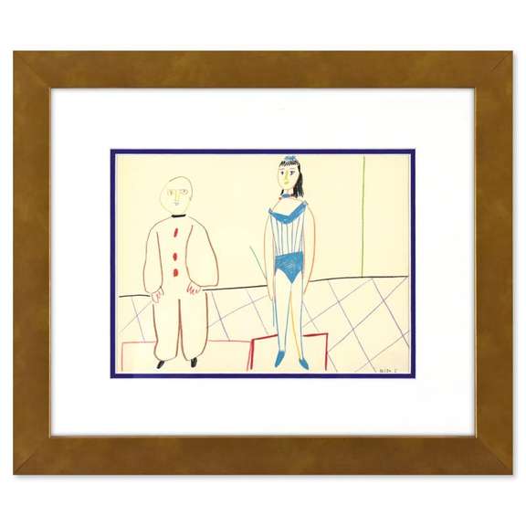 La Comedie Humaine 30.1.54.I by Picasso (1881-1973)