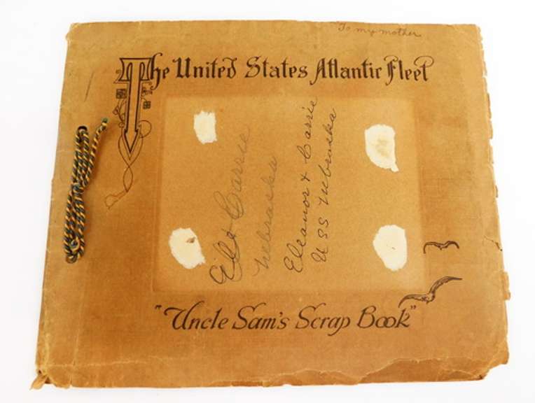 1912 U.S.. Atlantic Fleet Scrapbook, Naval Photos