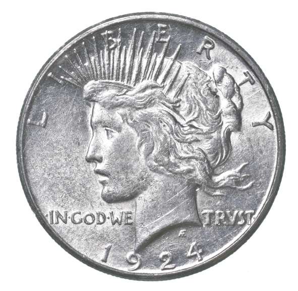 1924-S Peace Silver Dollar