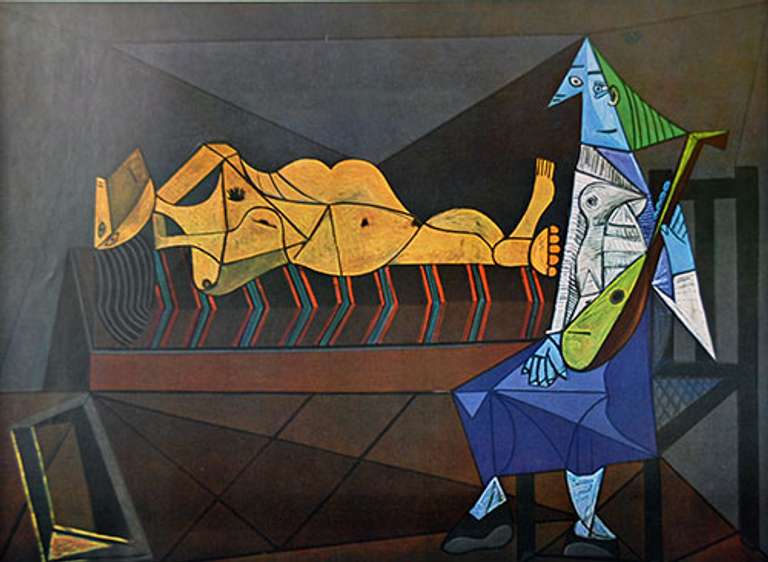 Pablo Picasso, Nude With A Musician