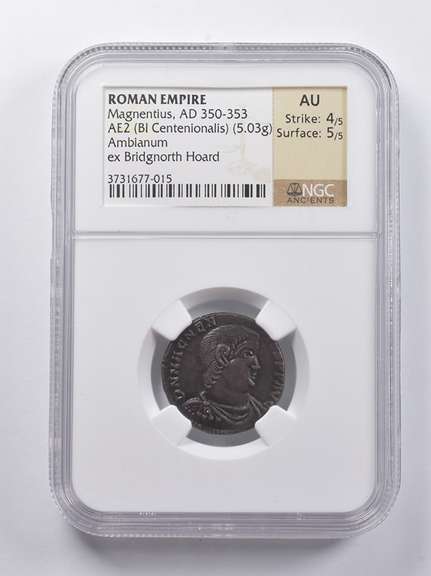 AU AD 350-353 Roman Empire AE2 (Bi Centenionalis) (5.03g) NGC Ancients