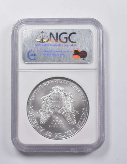 MS69 1996 American Silver Eagle NGC