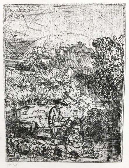 Rembrandt, original rare edition gravure