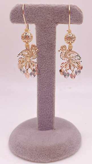 14kt Solid Yellow Gold Earrings