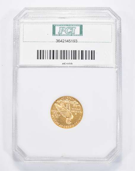 MS67 1925-D $2.50 Indian Head Gold Quarter Eagle - Graded PCI