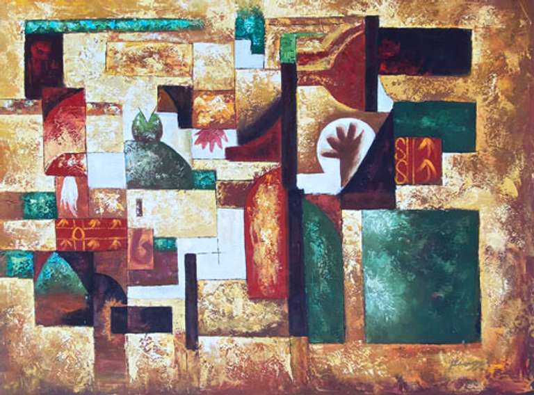 UNUQUE BEAUTIFUL PAINTING ON CANVAS
