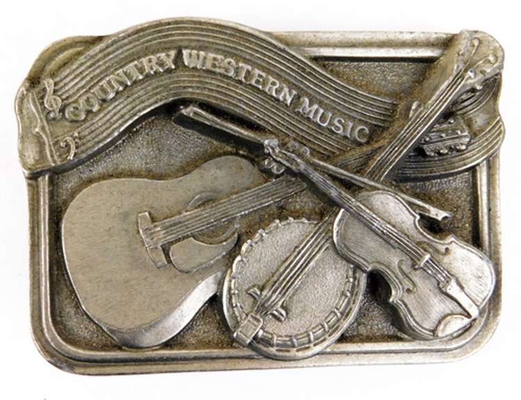 Country Western Music 1984 Bergamot Belt Buckle