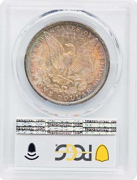 Superb Gem BU 1884O Morgan PCGS MS 65 With Great Toning Throughout!