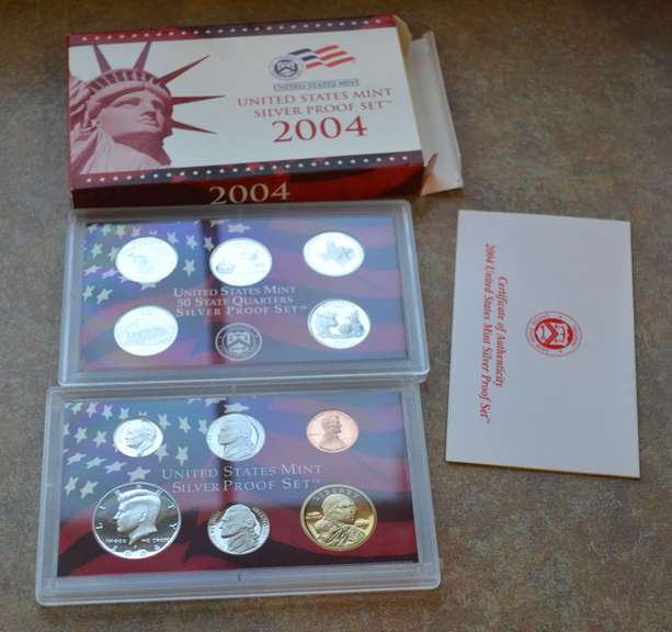 2004 US Silver Proof Set OGP