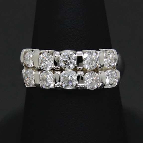 Two-Row Diamond Band