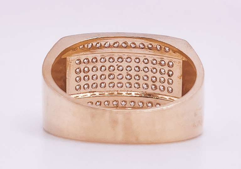 14kt Solid Yellow Gold Men's Ring